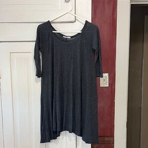 Acemi Charcoal Tunic Top